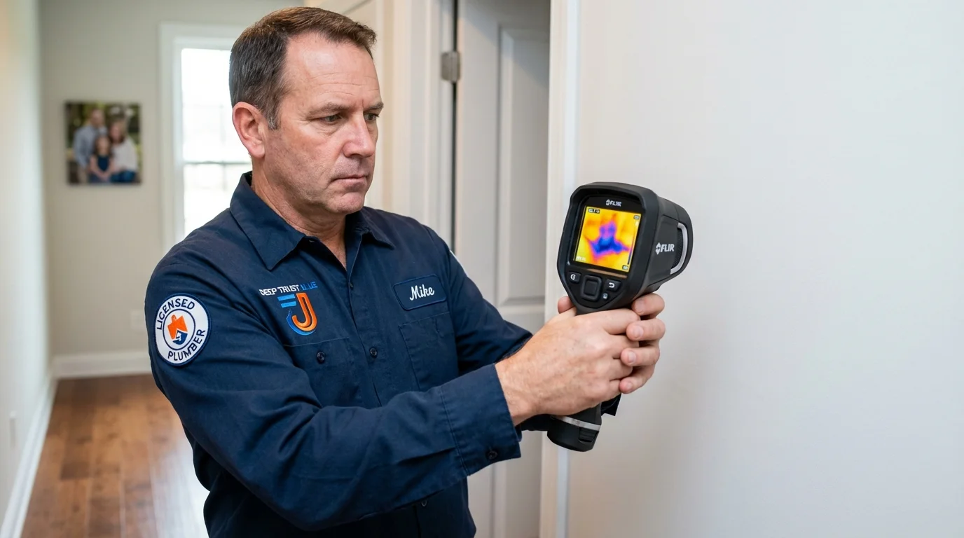 Thermal imaging leak detection by Johns Plumbing LLC in Hernando